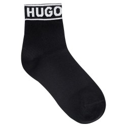 чорапи,дамски,чорапи,hugo,logo,short,socks,2,pairs,black,(black)