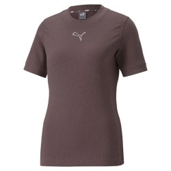 тениска,дамски,тениски,puma,her,slim,t,shirt,brown,(dusty,plum)