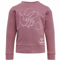 блуза,детски,блузи,hummel,free,sweatshirt,pink,(heather,rose)