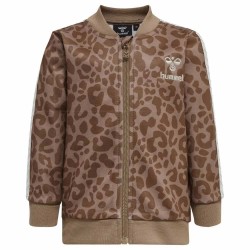 блуза,детски,блузи,hummel,naomi,full,zip,sweatshirt,brown,(beaver,fur)