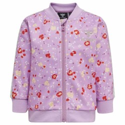 блуза,детски,блузи,hummel,nica,full,zip,sweatshirt,pink,(mauve,mist)
