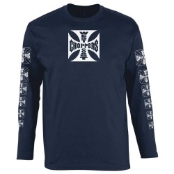 блуза,мъжки,пуловери,west,coast,choppers,og,logo,sweatshirt,blue,(navy)