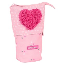 канцеларски,принадлежности,safta,corazón,pencil,case,pink,(multicolor)