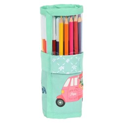 канцеларски,принадлежности,safta,glowlab,pepa,pencil,case,multicolor,(green)
