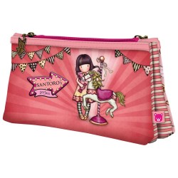 канцеларски,принадлежности,santoro,london,gorjuss™,fairground,carousel,pencil,case,multicolor,(pink)