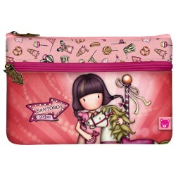 канцеларски,принадлежности,santoro,london,gorjuss™,fairground,carousel,pencil,case,multicolor,(pink)