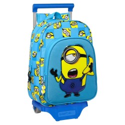 раница,раници,safta,minions,minionstatic,wheeled,backpack,multicolor,(blue)