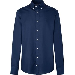 риза,с,дълъг,ръкав,мъжки,ризи,hackett,garment,dyed,oxford,long,sleeve,shirt,navy,blazer,(blue)