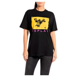 тениска,дамски,тениски,replay,w3623d.000.20994,short,sleeve,t,shirt,098,(black)
