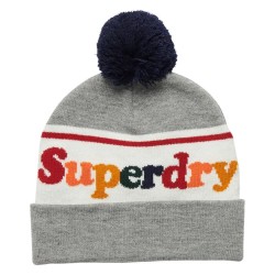 шапка,всички,шапки,superdry,vintage,classic,logo,beanie,grey,marl,multi,(grey)