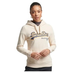 суичър,дамски,блузи,superdry,vintage,logo,borough,hoodie,oatmeal,(yellow)