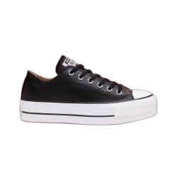 Маратонки Converse Chuck Taylor All Star Lift Platform Leather trainers - Black (Black) маратонки,мъжки,маратонки,дамски,маратонки,converse,chuck,taylor,all,star,lift,platform,leather,trainers,black,(black)