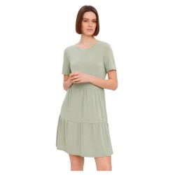 рокля,дамски,поли,и,рокли,vero,moda,filli,calia,short,sleeve,short,dress,green,(desert,sage)