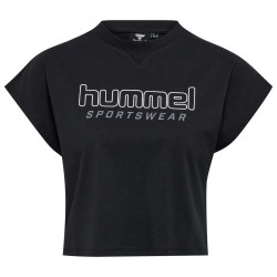 тениска,дамски,тениски,hummel,june,short,sleeve,t,shirt,black,(black)