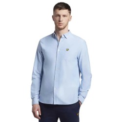 риза,с,дълъг,ръкав,мъжки,ризи,lyle,&,scott,regular,fit,light,weight,oxford,long,sleeve,shirt,riviera,(blue)