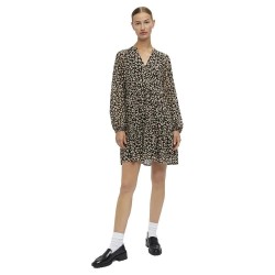 рокля,дамски,поли,и,рокли,object,mila,gia,long,sleeve,dress,grey