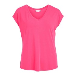 тениска,дамски,тениски,vila,modala,short,sleeve,v,neck,t,shirt,fandango,pink,(pink)