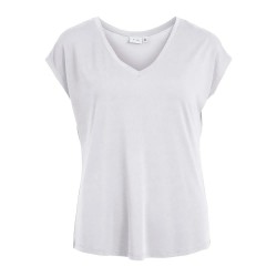 тениска,дамски,тениски,vila,modala,short,sleeve,v,neck,t,shirt,white,(optical,snow)