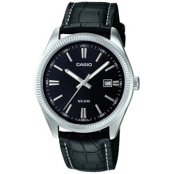 Часовник Casio MTP-1302PL-1A watch - Black / Silver (Silver Grey / Silver Grey) часовник,часовници,casio,mtp,1302pl,1a,watch,black,silver,(silver,grey,silver,grey)