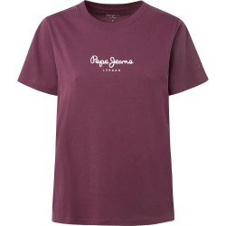 тениска,дамски,тениски,pepe,jeans,camila,short,sleeve,t,shirt,sloe,(purple)