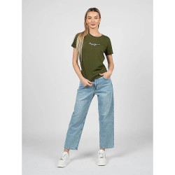 тениска,дамски,тениски,pepe,jeans,camila,short,sleeve,t,shirt,green,(thyme)