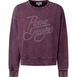 блуза,дамски,блузи,pepe,jeans,connie,sweatshirt,purple