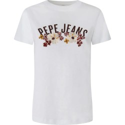 тениска,дамски,тениски,pepe,jeans,rosemery,short,sleeve,t,shirt,white,(white)