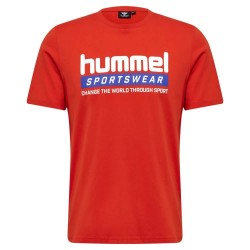 тениска,мъжки,тениски,hummel,carson,short,sleeve,t,shirt,red,(orange.com)
