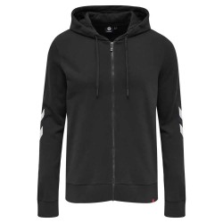 блуза,дамски,блузи,hummel,legacy,full,zip,sweatshirt,black,(black)