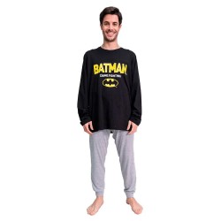 пижама,мъжки,пижами,cerdá,batman,long,sleeve,pyjama,grey,(black)