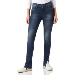 дънки,дамски,панталони,g,star,3301,skinny,slit,jeans,blue