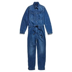 Гащеризон G-Star Boiler Suit jumpsuit - Blue (Faded Harbor) гащеризон,дамски,гащеризони,g,star,boiler,suit,jumpsuit,blue,(faded,harbor)