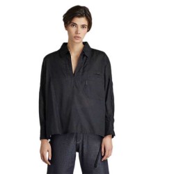блуза,с,яка,дамски,блузи,дамски,ризи,g,star,bowling,polo,long,sleeve,shirt,black