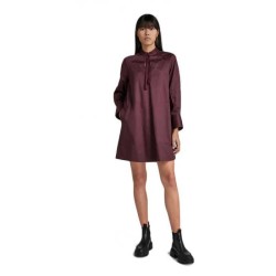 туника,дамски,поли,и,рокли,g,star,tunic,long,sleeve,short,dress,red,(vineyard,wine)