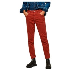 панталони,дамски,панталони,pepe,jeans,violet,high,waist,pants,orange