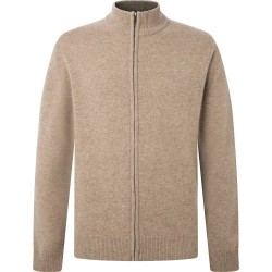 блуза,мъжки,пуловери,hackett,hm702830,full,zip,sweater,beige