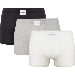 боксерки,мъжко,бельо,calvin,klein,000nb3262a,boxers,3,units,multicolor,(grey,heather,black,snow,heather)