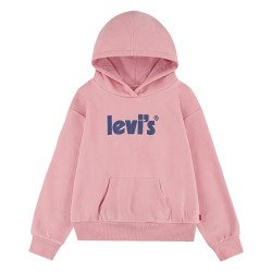 суичър,детски,блузи,levi's®,poster logo,hoodie,pink