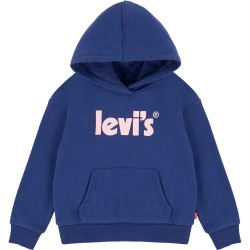суичър,детски,блузи,levi's®,poster logo,hoodie,blue