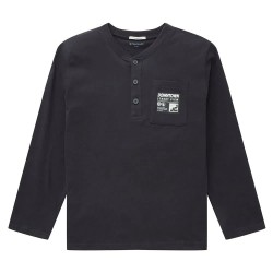 тениска,детски,тениски,tom,tailor,regular,printed,henley,long,sleeve,t,shirt,grey,(coal,grey)