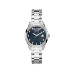 часовник,часовници,guess,aura,watch,silver