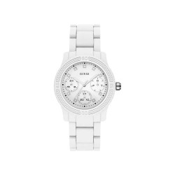 дамски,часовник,часовници,guess,ladies,funfetti,watch,white