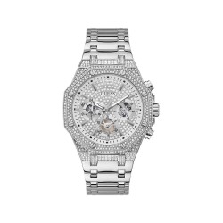 часовник,часовници,guess,momentum,watch,silver,(silver)