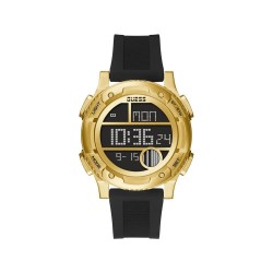 часовник,часовници,guess,zip,watch,golden,(black)
