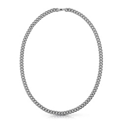 бижутерия,guess,23,8,mm,curb,round,as,necklace,silver
