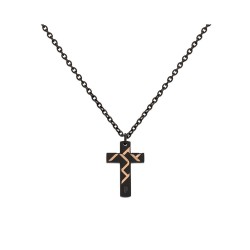 бижутерия,police,pj.26478psbr,necklace,black