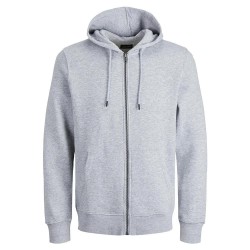 блуза,мъжки,пуловери,jack,&,jones,star,basic,full,zip,sweatshirt,light,grey,melange,(grey)
