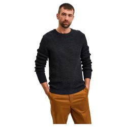 блуза,мъжки,пуловери,selected,vince,bubble,sweater,blue