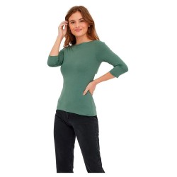 тениска,дамски,тениски,vero,moda,panda,modal,3,4,sleeve,t,shirt,laurel,wreath,(green)