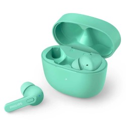слушалки,слушалки,philips,tat2206,wireless,earphones,green,(green)